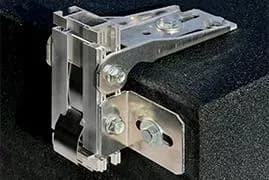 Gelenkhalter für Flachdach Abschluss System Briel Ventox mehrteilig