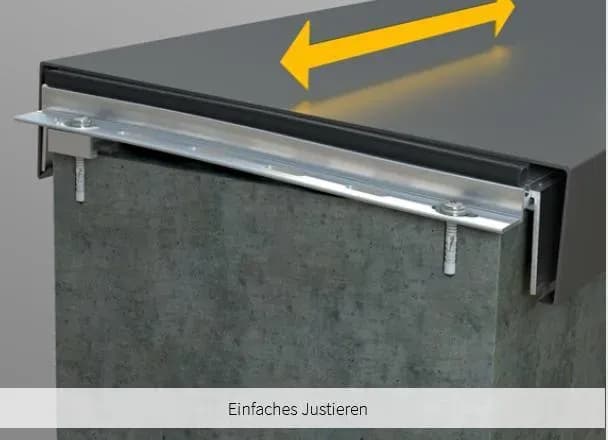 Kompletthalter für Stegitech Haltersystem Solidfit 100 - 1000 mm