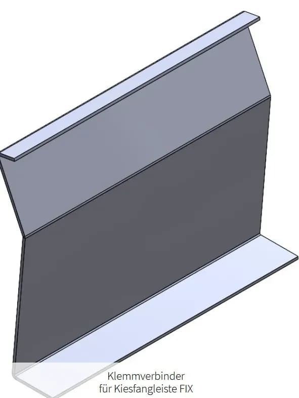 Verbinder für BRIEL Kiesfangleiste FIX 60-120 mm