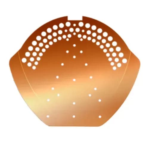 BRIEL Firstendscheibe Firstscheibe Kupfer blank