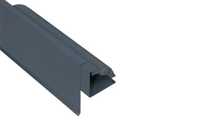 Briel, Ziegel, Ortgang, 200/80 mm, Blende, Blech, Profil, Alu, farbig