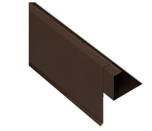 Briel Schiefer Ortgang 100/25 mm Blende Blech Profil Alu farbig