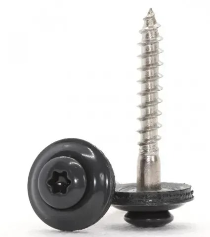 200 Spenglerschraube 4,5 x 25 / 35 / 45 / 60 mm TORX farbig Dichtsche